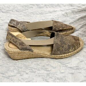 Vidarreta glitter slingback heel Espadrille Sandals 41